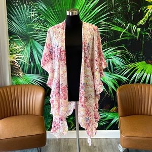 Butterfly sleeve kimono